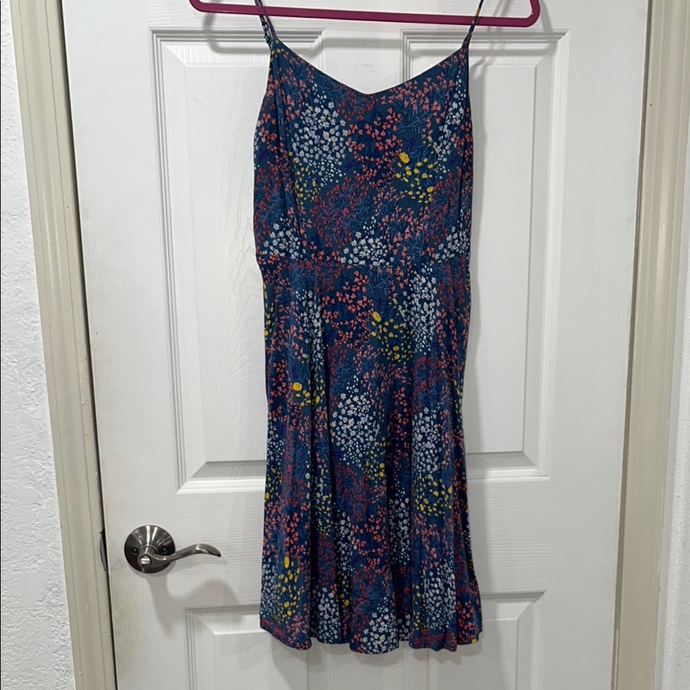 Old Navy Blue and Purple Spaghetti Strap Sundress